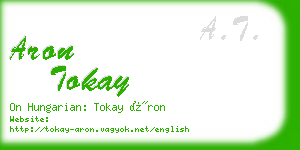 aron tokay business card